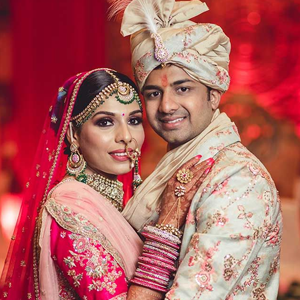 Jain wedding couple